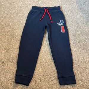 Size 6 VGUC Navy Blue Dinosaur Themed Joggers